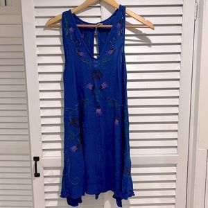 Intimately by Free people Boho embroidered gauze dress